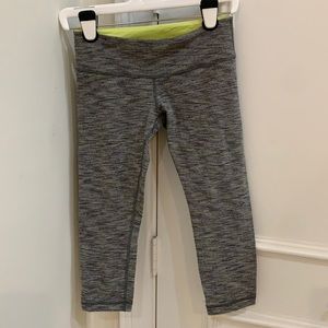 Lululemon Wunder Under Crop II Diamond Jacquard 6